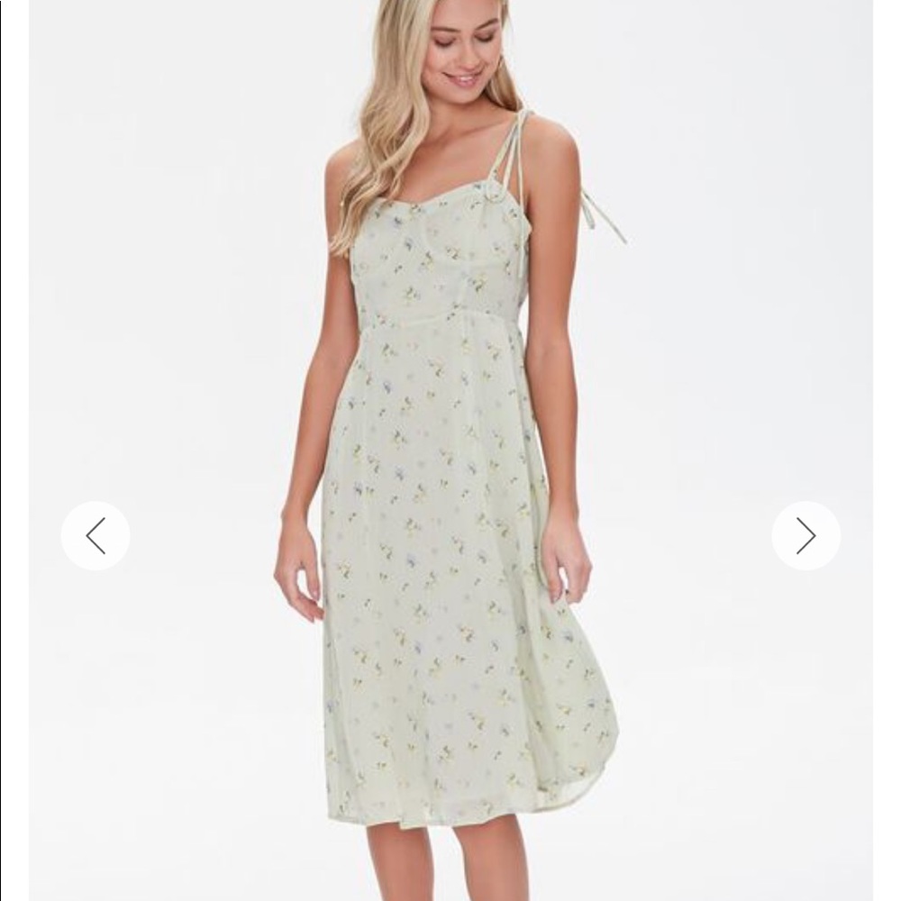 Forever 21 floral midi dress